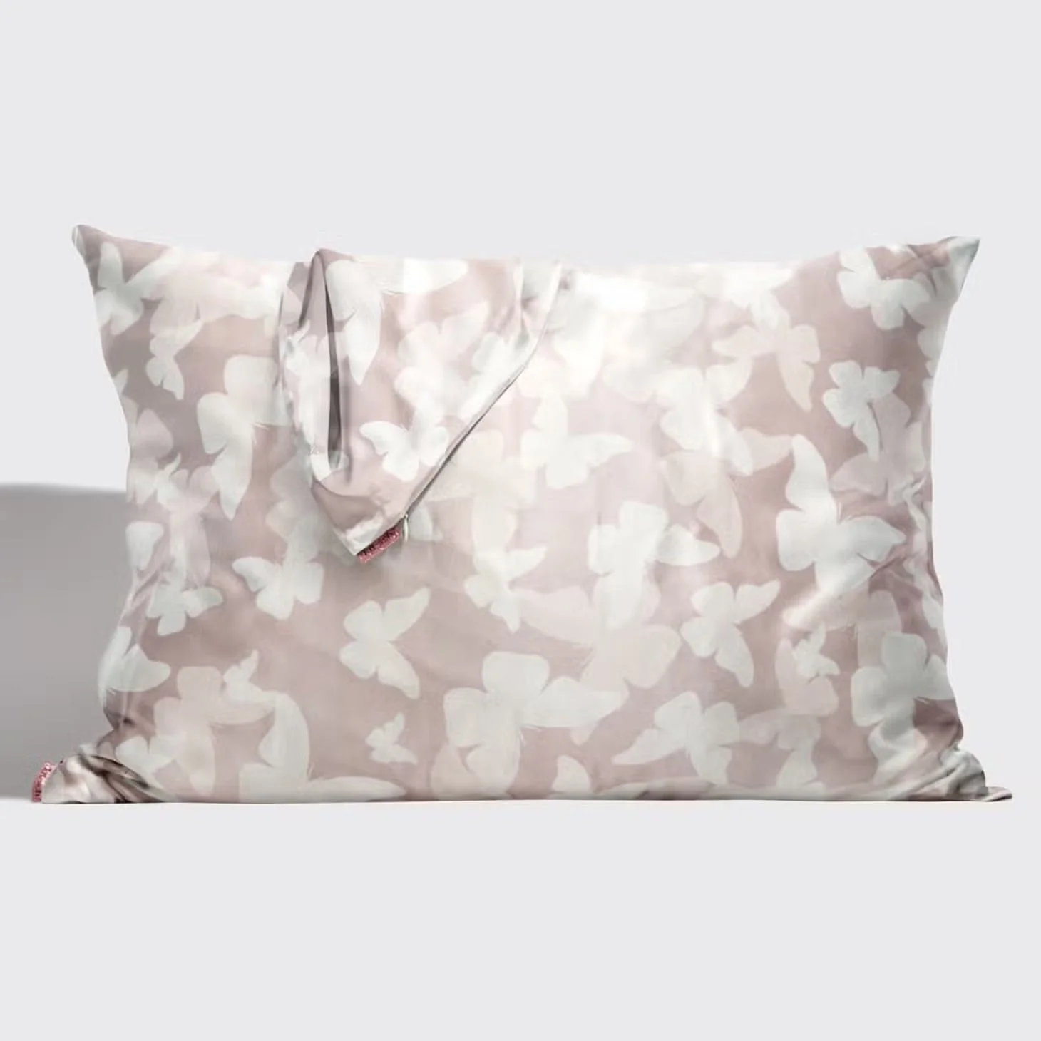 KITSCH Satin Pillowcase Champagne Butterfly - Image 2