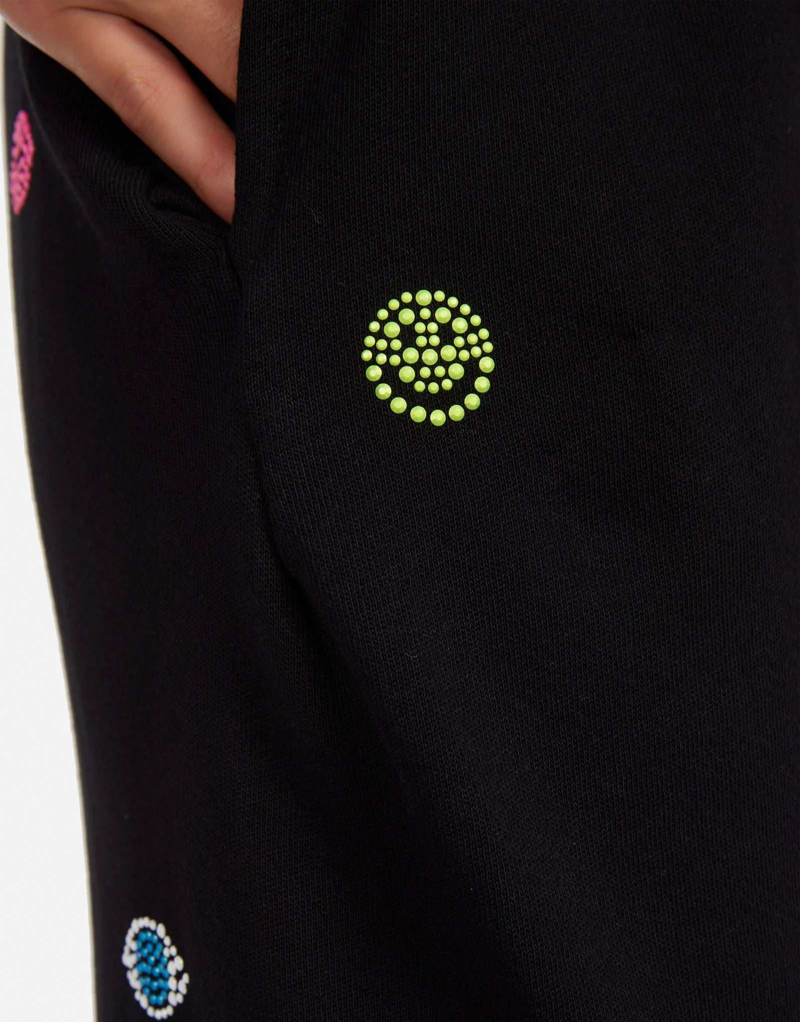 Lauren Moshi Chantria Neon Stud Elements Sweatpants - Image 2