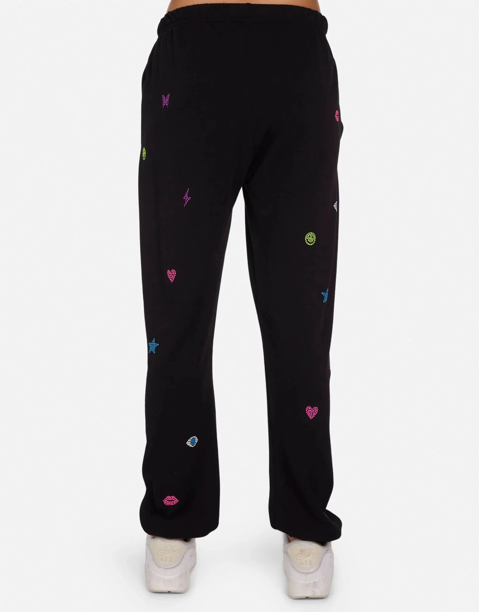 Lauren Moshi Chantria Neon Stud Elements Sweatpants - Image 4