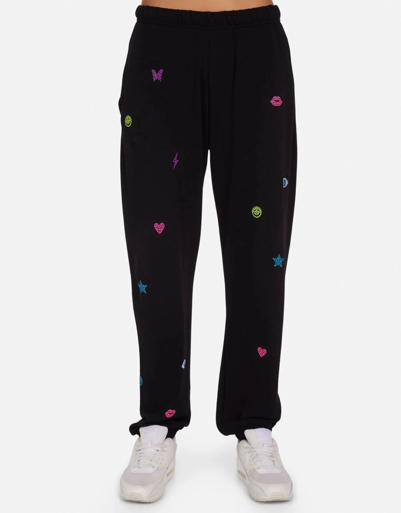 Lauren Moshi Chantria Neon Stud Elements Sweatpants - Image 6