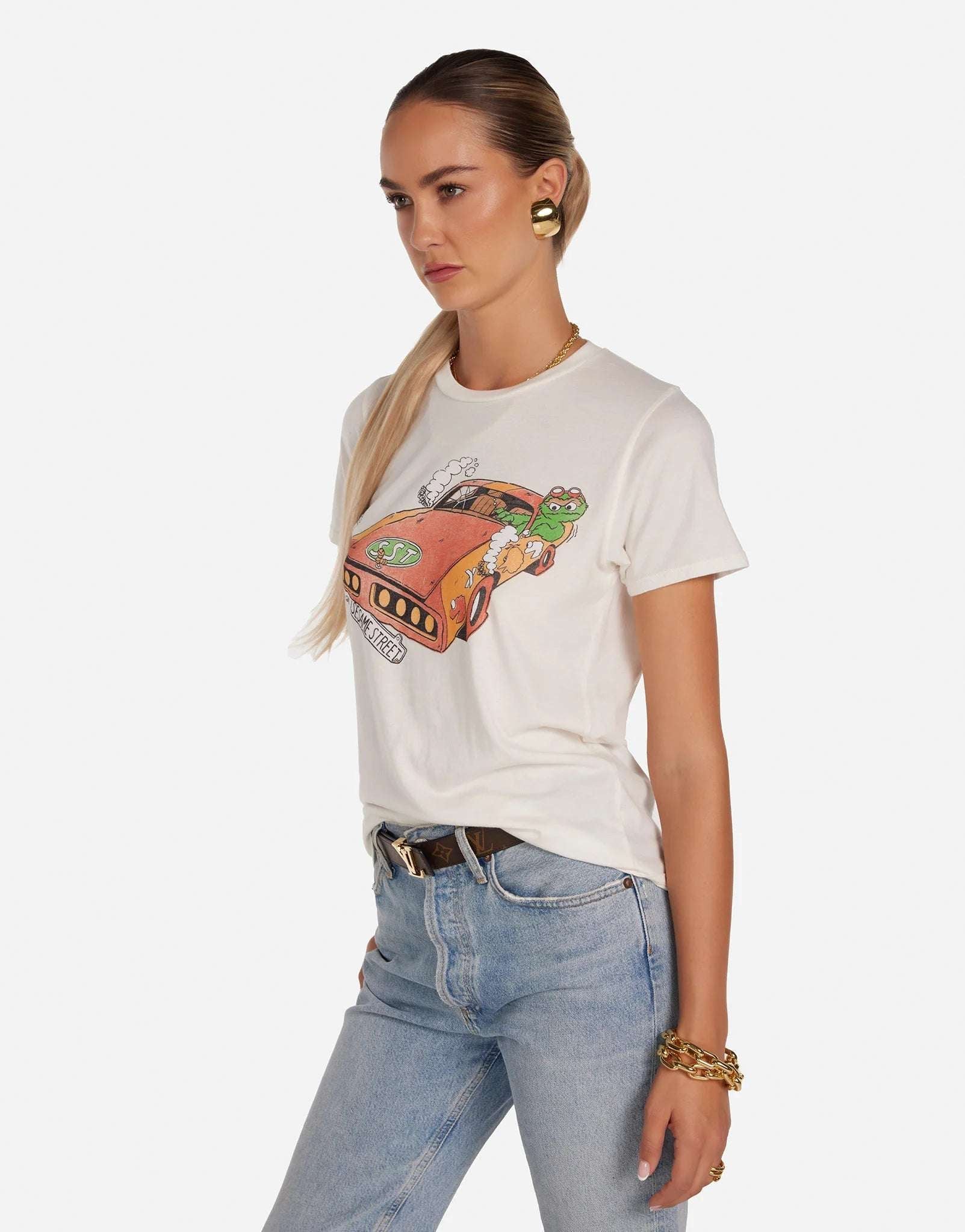 Lauren Moshi Croft The Grouch Racing T-Shirt - Image 4