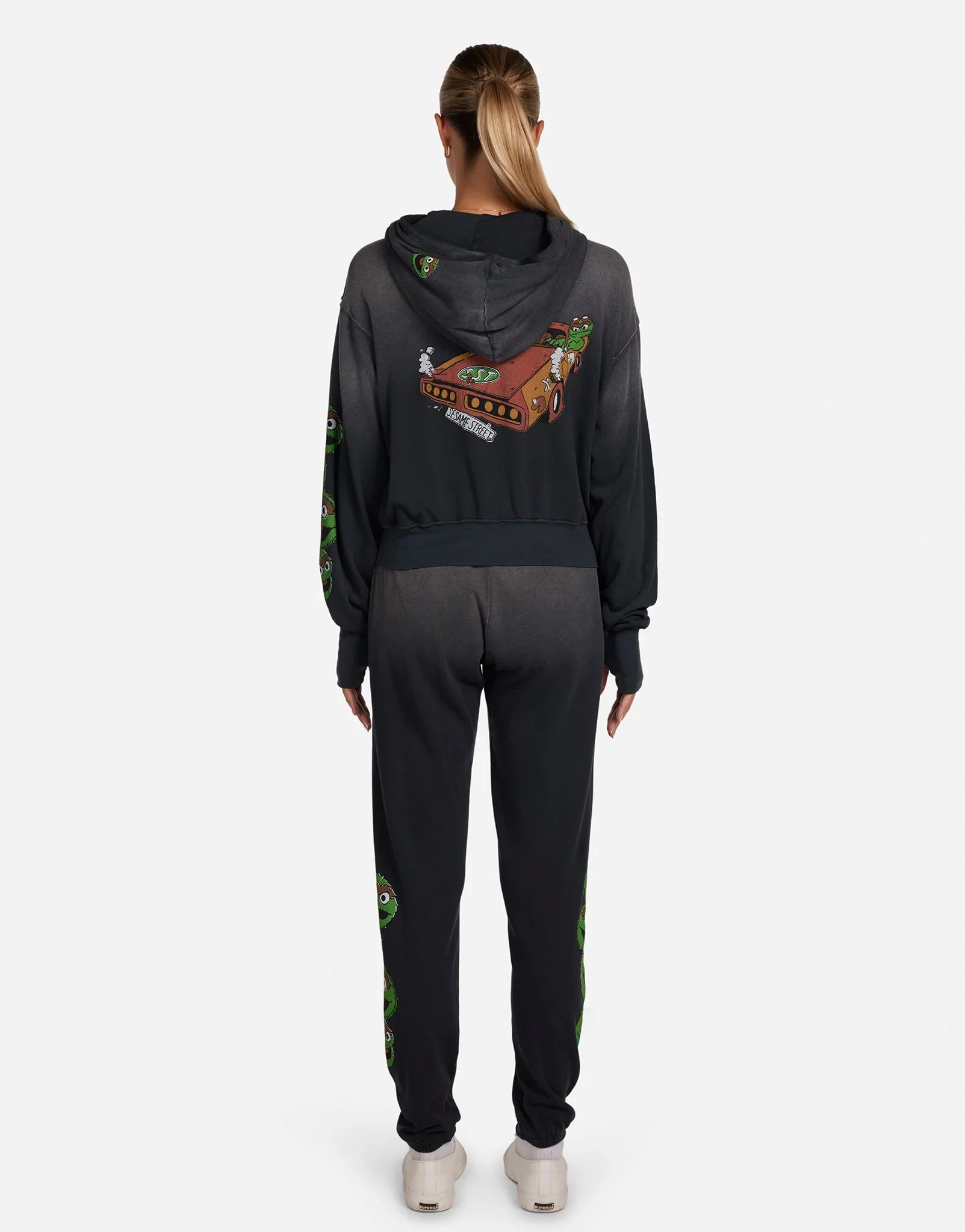Lauren Moshi Hezly The Grouch Racing Zipper Hoodie - Image 6