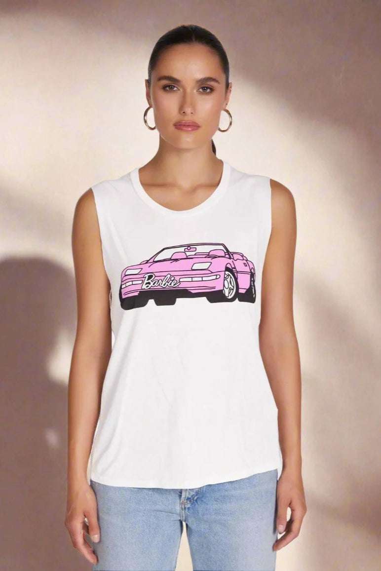 Lauren Moshi Kel X Barbie Convertible Tank Top