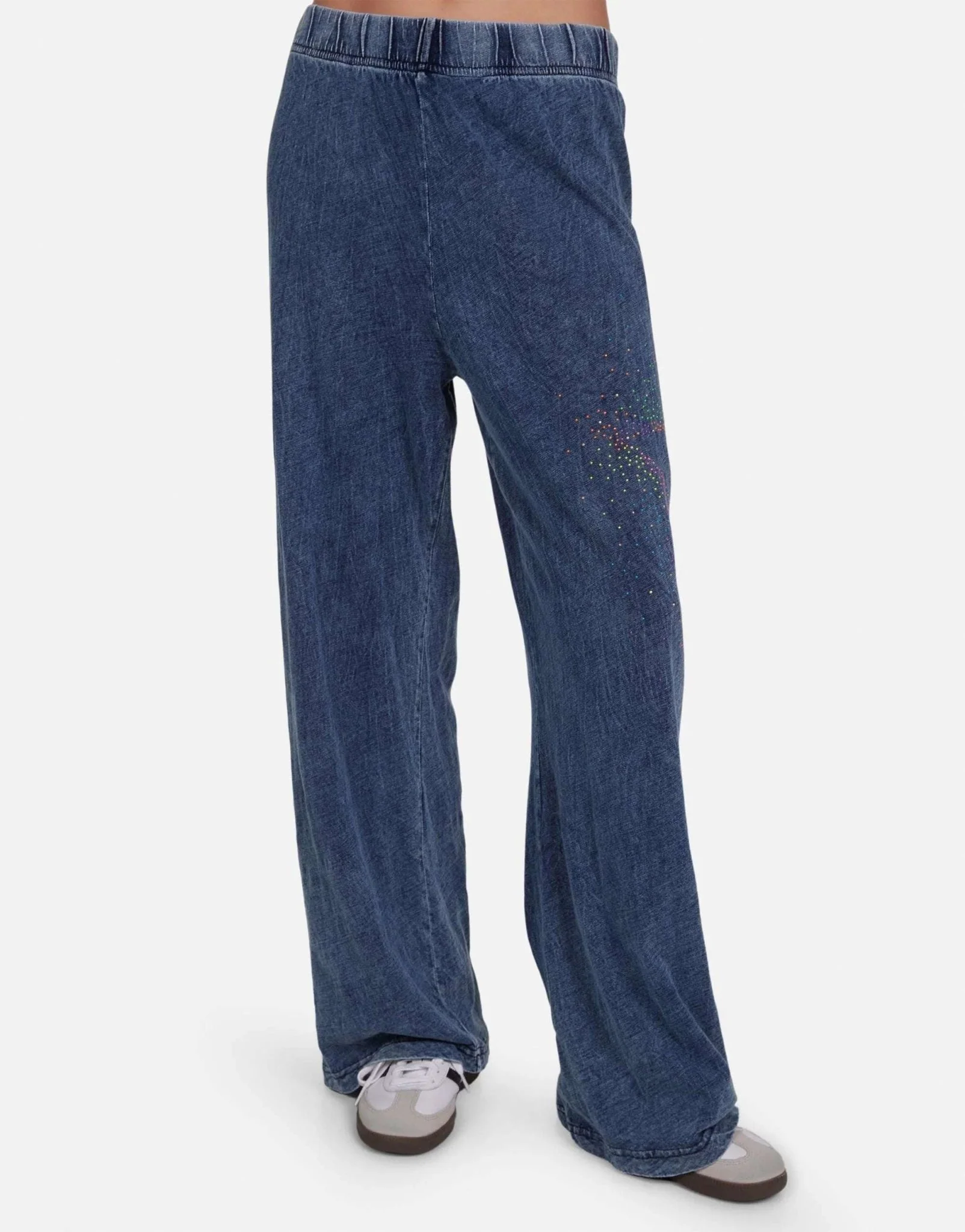 Lauren Moshi Martina Neon Stud Starburst Trousers - Image 2