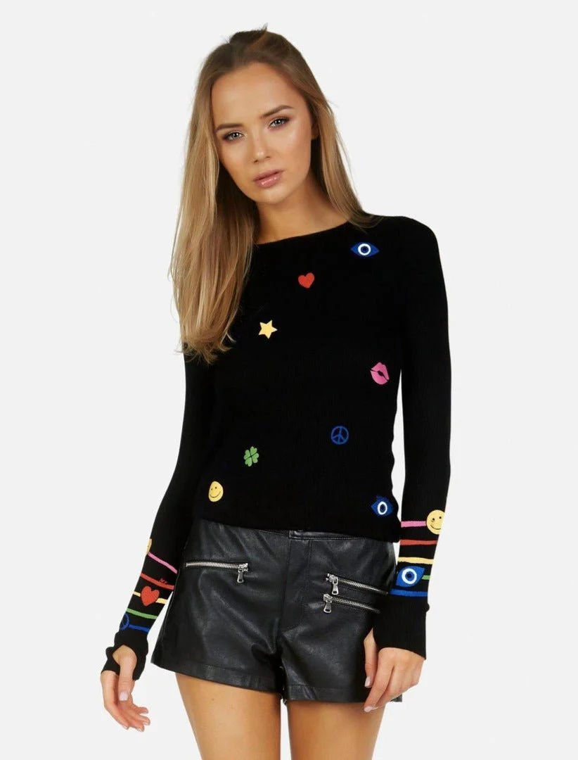 Lauren Moshi McKinley X Elements Rainbow Thermal Top - Image 3