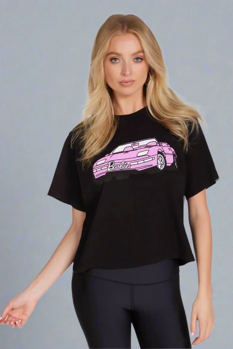 Lauren Moshi Rue Barbie Convertible Crop T-Shirt