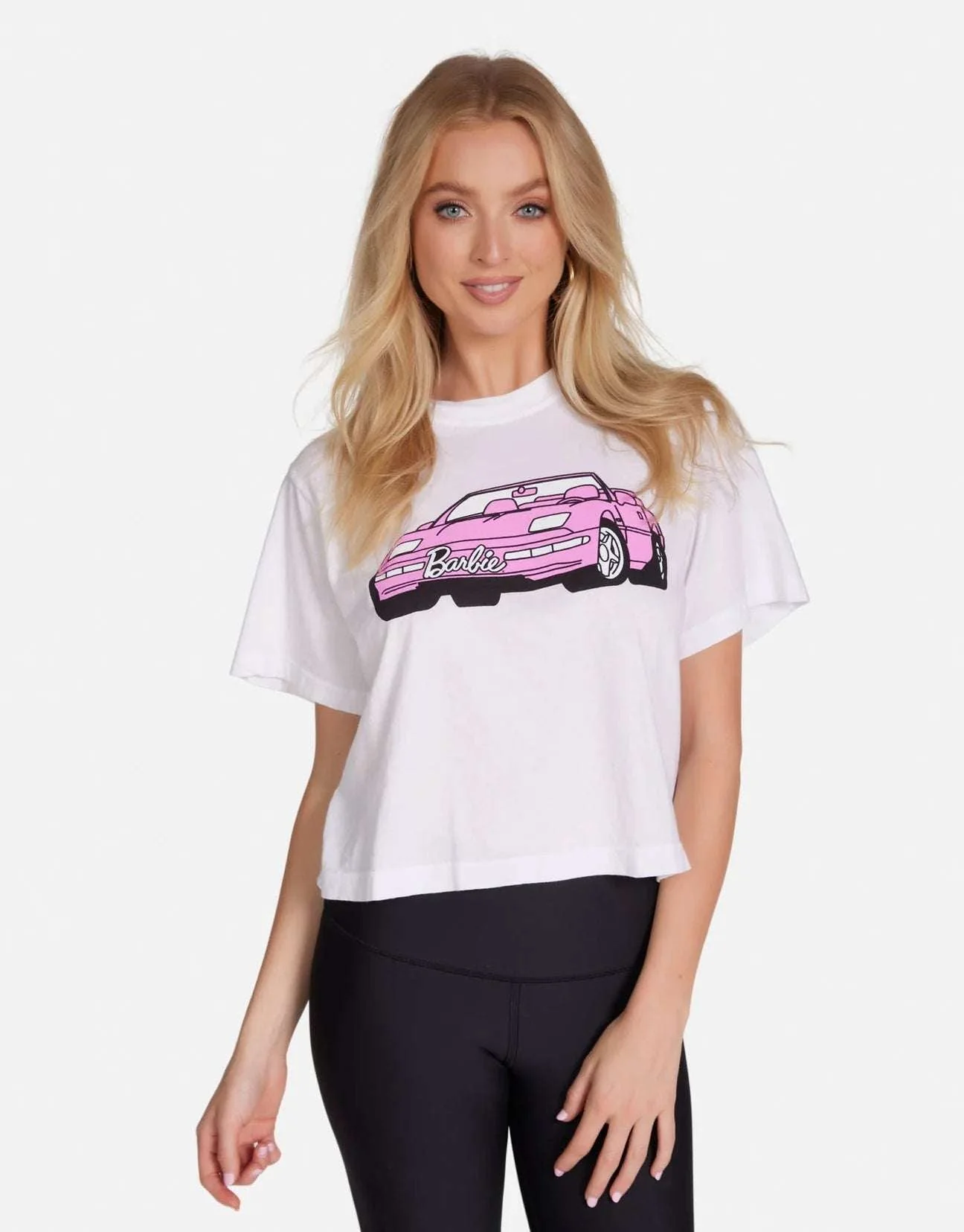 Lauren Moshi Rue Barbie Convertible Crop T-Shirt - Image 11