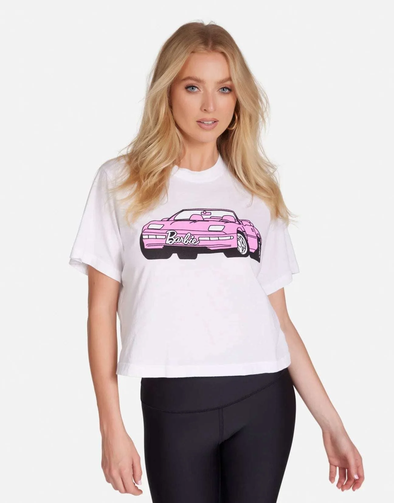 Lauren Moshi Rue Barbie Convertible Crop T-Shirt - Image 8