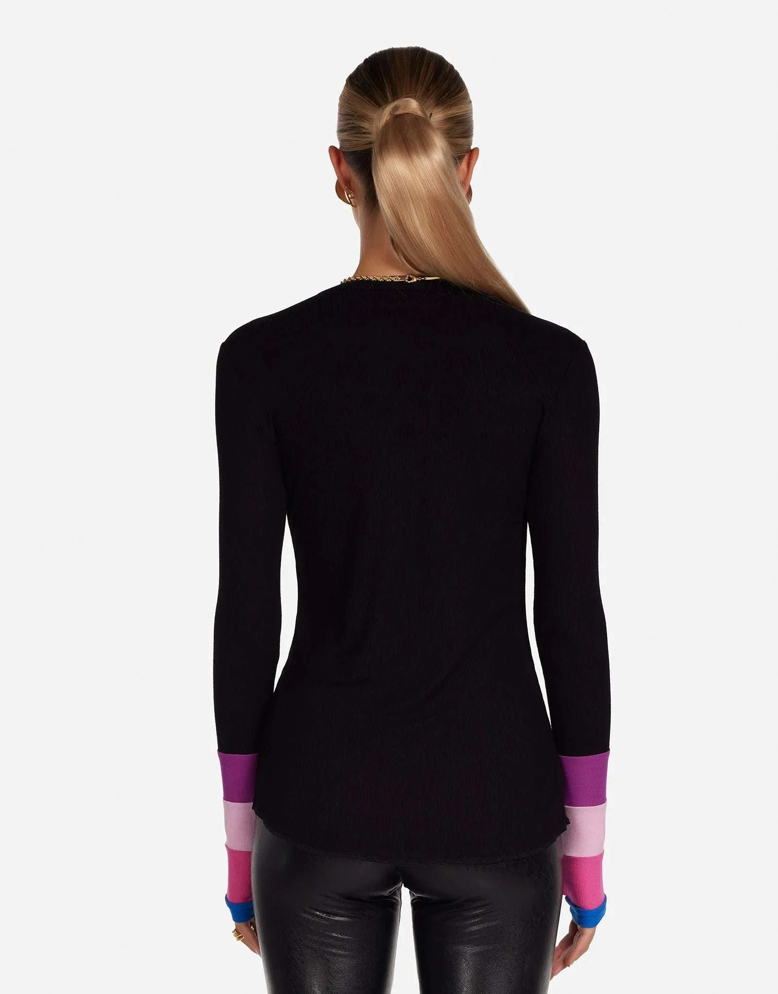 Lauren Moshi Shyla Pink Ombre Lip Top - Image 3