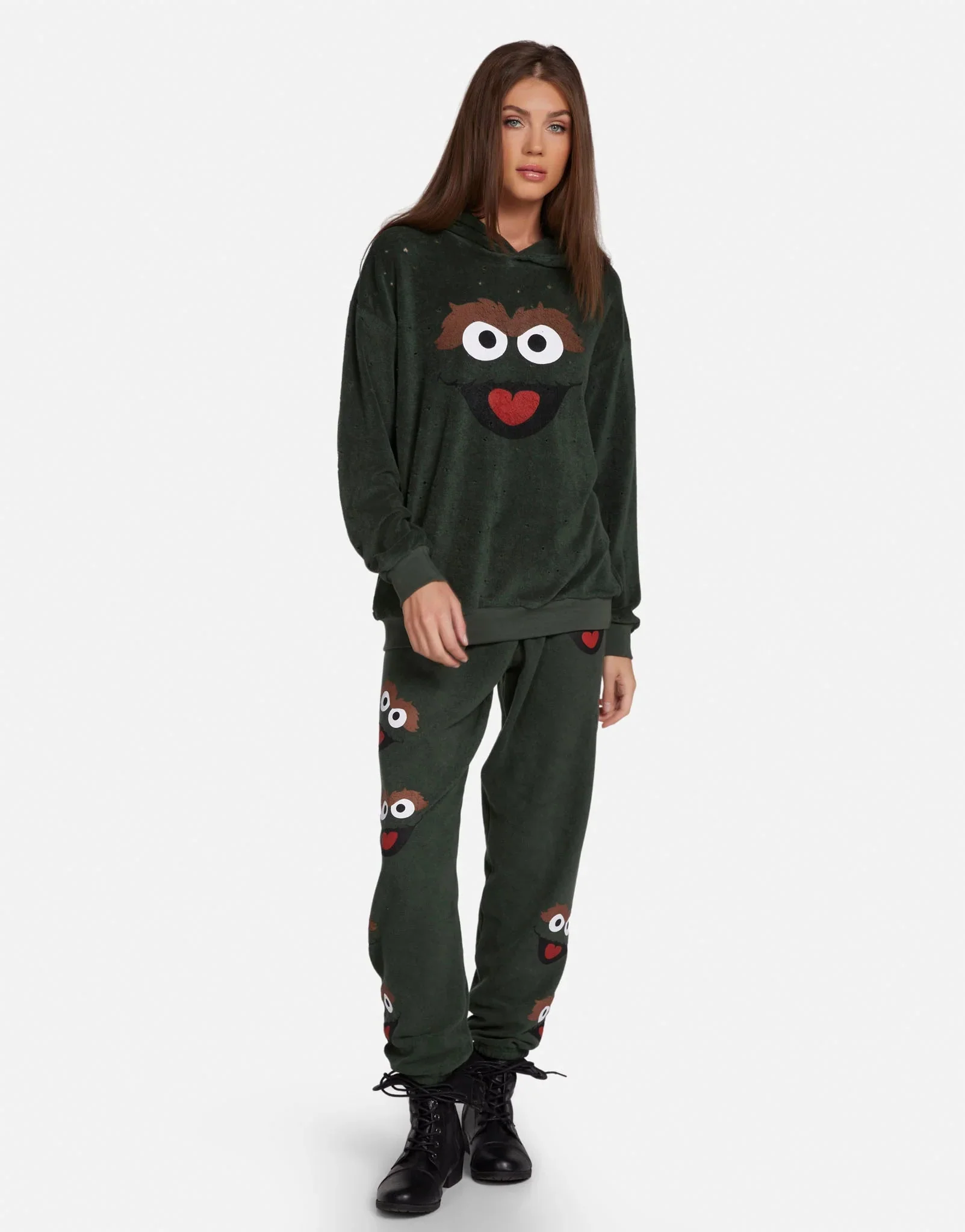 Lauren Moshi Tanzy Oscar The Grouch Joggers - Image 2