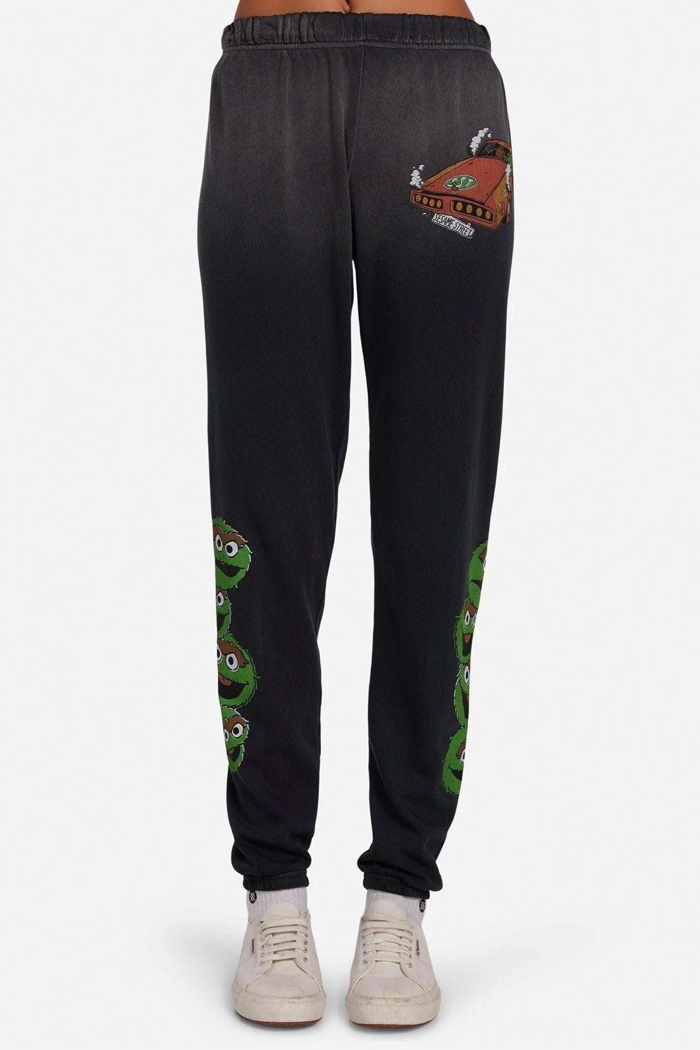 Lauren Moshi Tanzy Oscar The Grouch Racing Joggers - Image 2