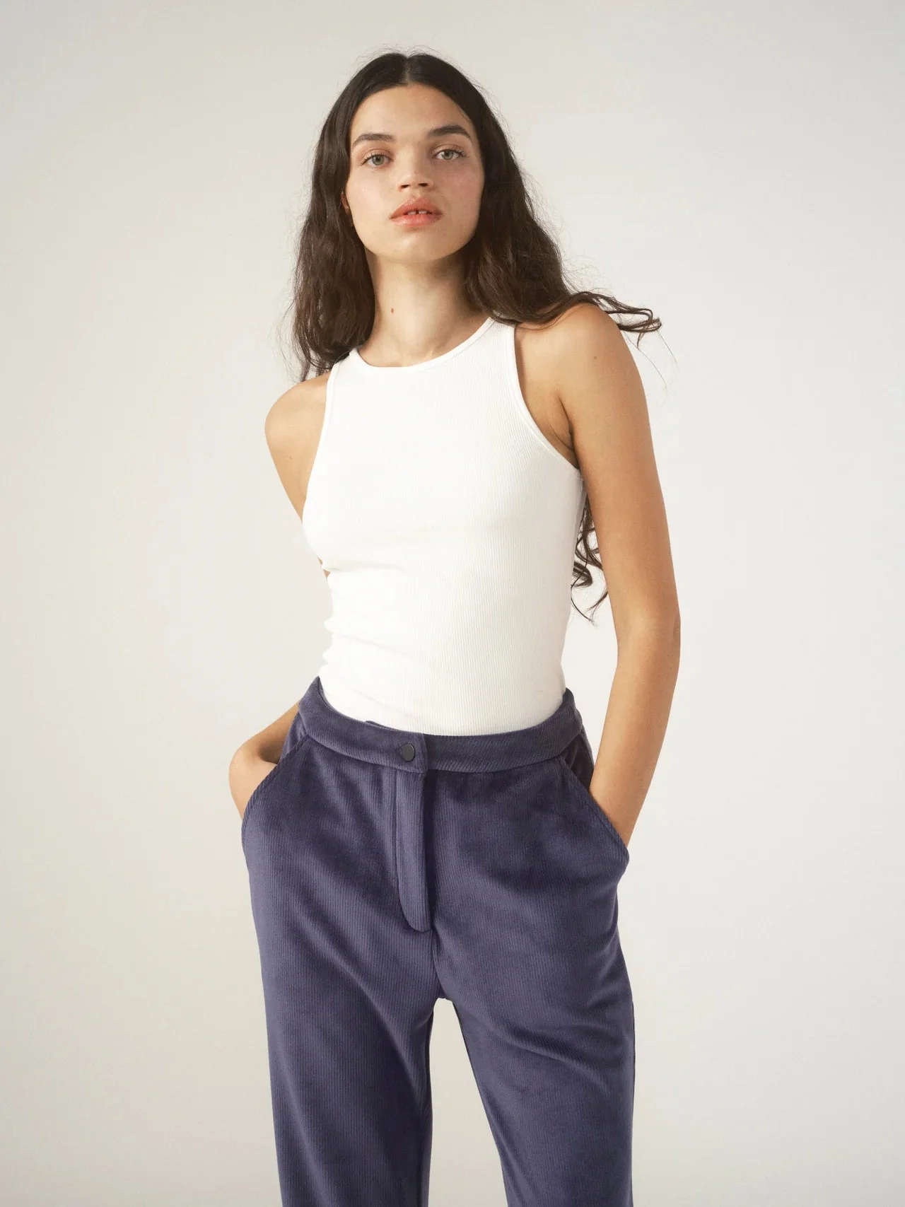 Pixie & Peach Shania Velour Trouser - Image 3